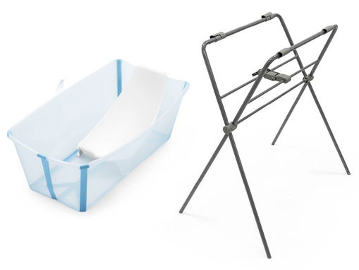 Vaschetta Pieghevole Stokke Flexi Bath X-Large - Per Bagnetto 0-6 Anni | Leggera E Portatile