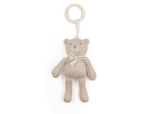 Immagine di Bamboom giochino pull e shake a maglia orso - Peluches