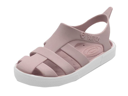 Immagine di Boatilus sandalo Bioty rosa antico-bianco tg 20 - Scarpine neonato