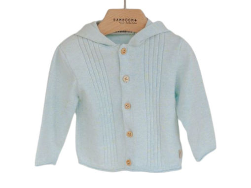 Immagine di Bamboom cardigan boy/girl azzurro 660 tg 1 mese - Cardigan Bamboom