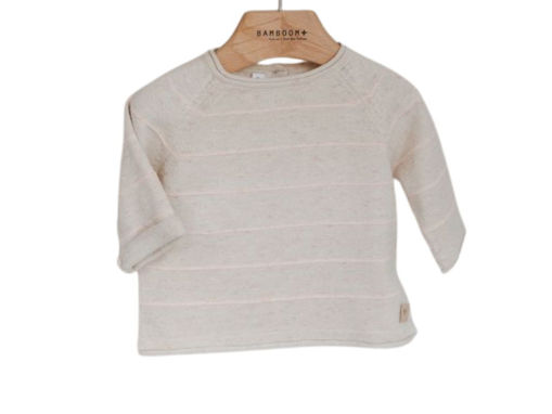 Immagine di Bamboom maglia a righe boy/girl rosa 659 tg 1 mese - Maglie