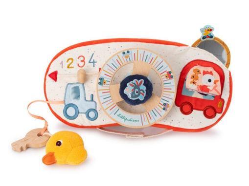 Immagine di Lilliputiens pannello attività agricole in auto - Giochi educativi