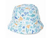 Immagine di Little Dutch cappello da sole reversibile Honey Stripes/Ocean Dreams blu tg 2 (86-104 cm) - Cappelli e guanti