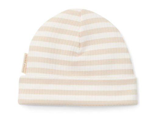 Immagine di Little Dutch cappellino Baby Bunny Stripe Sand/White tg 1 - Cappelli