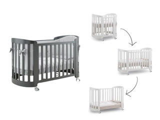 Immagine di Erbesi culla-lettino Sweet titanio