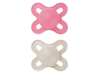 Immagine di MAM ciuccio Original Start caucciù 0-2 mesi Circular PP 2pz rosa - Ciucci