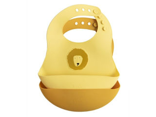 Immagine di Trixie bavaglino in silicone 2 pz Mr Lion - Bavaglini Bamboom