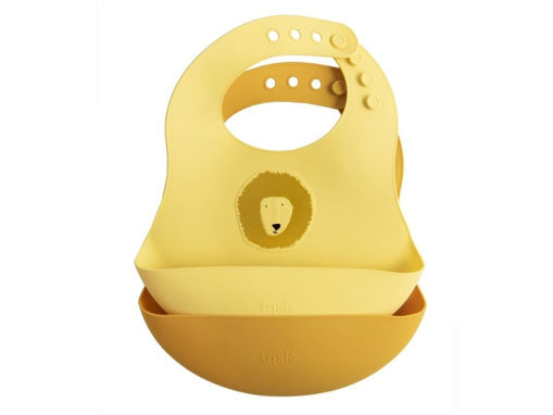 Immagine di Trixie bavaglino in silicone 2 pz Mr Lion - Bavaglini Bamboom