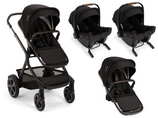 Immagine di Nuna passeggino gemellare Demi next + 2 Pipa Urbn caviar - Passeggini gemellari