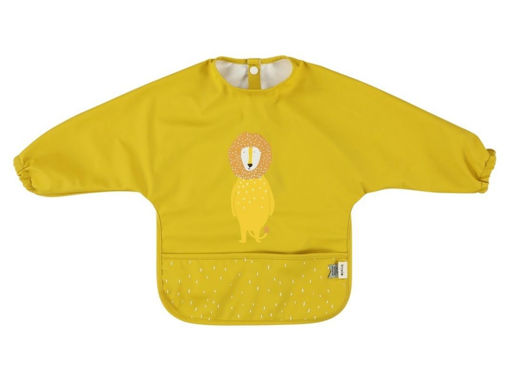 Bavaglino Con Maniche Per Bambini, Set Da 2 Pezzi, Impermeabile Con Tasca Raccogli-Cibo, Certificato Oeko-Tex, Unisex
