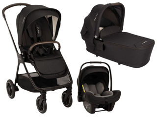Immagine di Nuna trio Triv next con Lytl e Pipa Next caviar - Passeggini trio