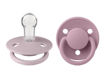 Immagine di Bibs set 2 ciucci in silicone De Lux taglia unica Dusky Lilac e Heather - Ciucci