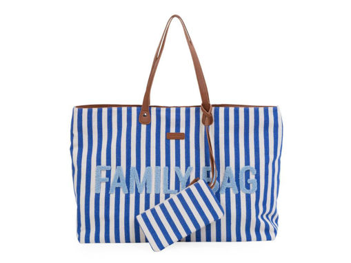 Immagine di Childhome borsa Family Bag righe blu - Borse e organizer