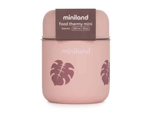 Thermos Papillero Miniland Food Thermy Mini Candy - 280ml, Doppio Acciaio, Mantiene Temperatura 12 Ore