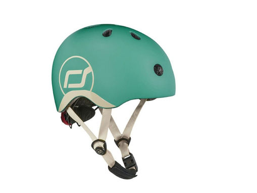 Immagine di Scoot & Ride casco baby XXS-S verde foresta - Seggiolini per bici
