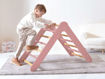 Immagine di Alondra triangolo di apprendimento Pikler Triplano legno-rosa