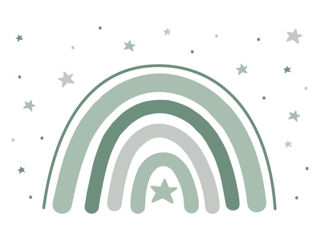 Immagine di Alondra carta da parati adesiva Arcobaleno 90 cm verde - Accessori vari