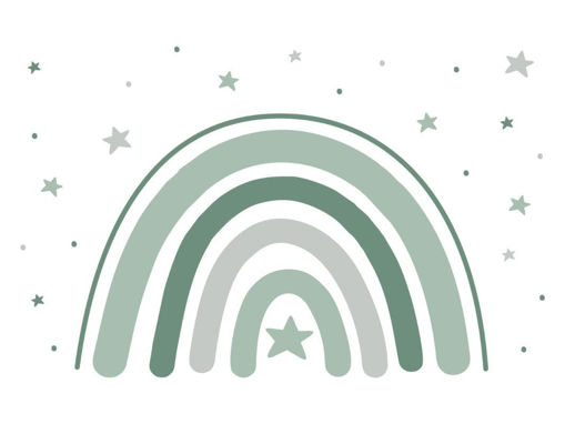 Immagine di Alondra carta da parati adesiva Arcobaleno 90 cm verde - Accessori vari