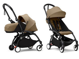 Immagine di Stokke duo Yoyo3 0+ nero-toffee - Passeggini trio e duo
