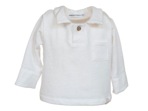 Immagine di Bamboom polo maniche lunghe off white 704 tg 3 mesi - Maglie