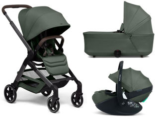 Immagine di Joolz trio Hub2 con Pebble 360 Pro2 forest green - Passeggini trio e duo