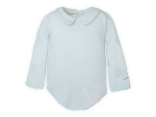 Immagine di Bamboom body bimbo manica lunga con colletto azzurro 793 tg 3 mesi - Body neonato