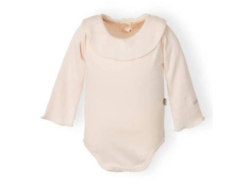Immagine di Bamboom body bimba manica lunga collo volant rosa 795 tg 3 mesi - Body neonato