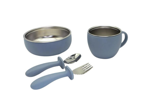 Immagine di Mizu Baby Food set Taiki Steel Artico - Piatti e posate