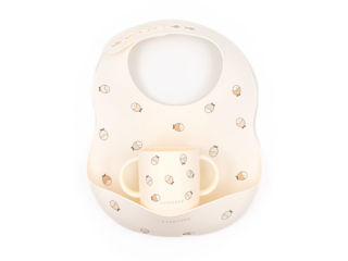 Immagine di Bamboom bavaglino in silicone e tazza 905 fishes - Bavaglini Bamboom