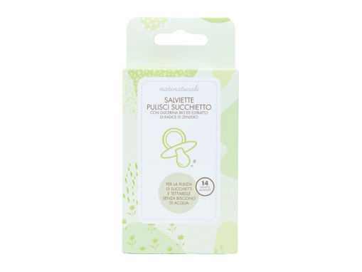 Immagine di Nati Naturali salviette pulisci ciuccio 14 pz - Accessori vari