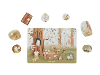 Immagine di Little Dutch puzzle sonoro FSC forest friends LD7240 - Giocattoli in legno