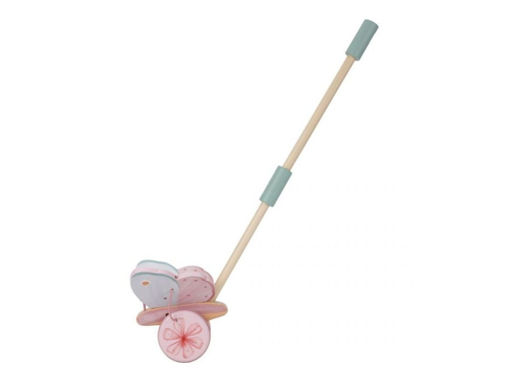 Immagine di Little Dutch farfalla spingi spingi FSC fairy garden LD7343 - Giocattoli in legno Little Dutch