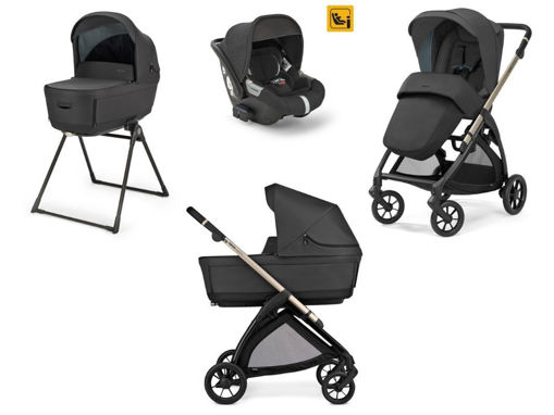 Immagine di Inglesina Sistema Quattro Electa + Darwin i-Size upper black - Passeggini trio