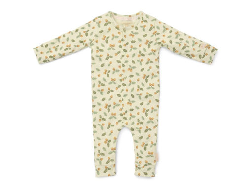 Immagine di Little Dutch pigiama intero forest leaves tg 50/56 cm - Tutine
