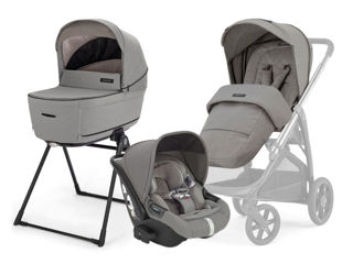 Immagine di Inglesina Sistema Quattro Aptica Darwin senza telaio platinum grey - Navicelle