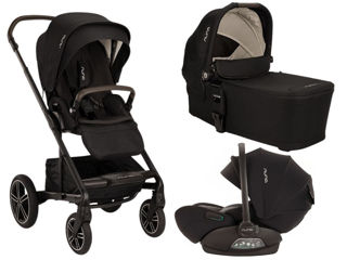Immagine di Nuna trio Mixx Next con Arra Flex caviar - Passeggini trio e duo
