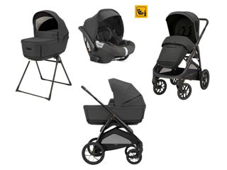 Immagine di Inglesina Sistema Quattro Aptica XT + Darwin i-Size magnet grey 2025 - Passeggini trio e duo