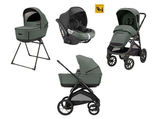 Immagine di Inglesina Sistema Quattro Aptica XT + Darwin i-Size taiga green 2025 - Passeggini trio