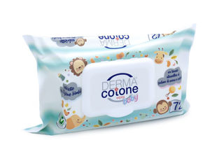 Immagine di DermaCotone salviette baby 72 pz  avena e calendula - Creme bambini