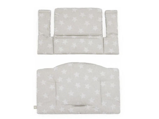 Immagine di Stokke cuscino classico per Tripp Trapp stelle argentate - Accessori seggiolone