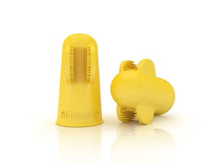 Immagine di Frida Baby spazzolino da dito doppio in silicone - Accessori per il bagnetto