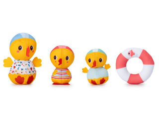 Immagine di Lilliputiens 3 anatre che imparano a nuotare 83544 - Giochi per il bagnetto