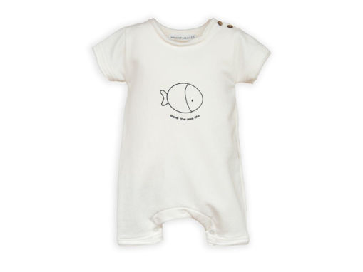 Immagine di Bamboom tutina con stampa off white 817 tg 3 mesi - Tutine