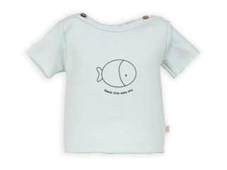 Immagine di Bamboom maglia maniche corte stampa blu blush tg 36 mesi - Outlet