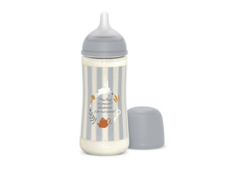 Immagine di Suavinex biberon Wonder flusso denso 360 ml azzurro polvere - Biberon