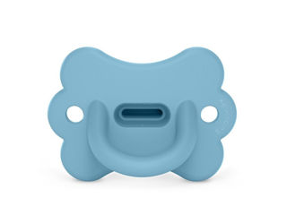 Immagine di Suavinex ciuccio Colour Essence Butterfly silicone 6-18 mesi azzurro - Ciucci