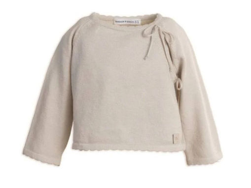 Immagine di Bamboom maglia con apertura incrociata bimba 1007 sand tg 18-24 mesi - Maglie