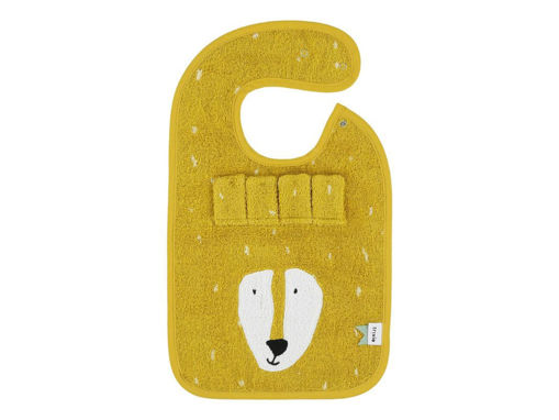 Immagine di Trixie bavaglino in cotone biologico Mr. Lion - Bavaglini Neonato