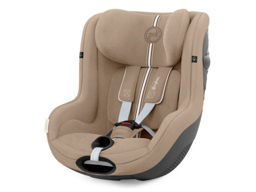 JYOKO KIDS Rivestimento Per Seggiolino Auto Cybex Pallas G I-Size - Cotone Organico, Certificato Oeko-Tex, Design White Star - Foto 4