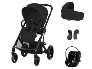 Immagine di Cybex trio Balios S Lux black-moon black - Passeggini trio e duo